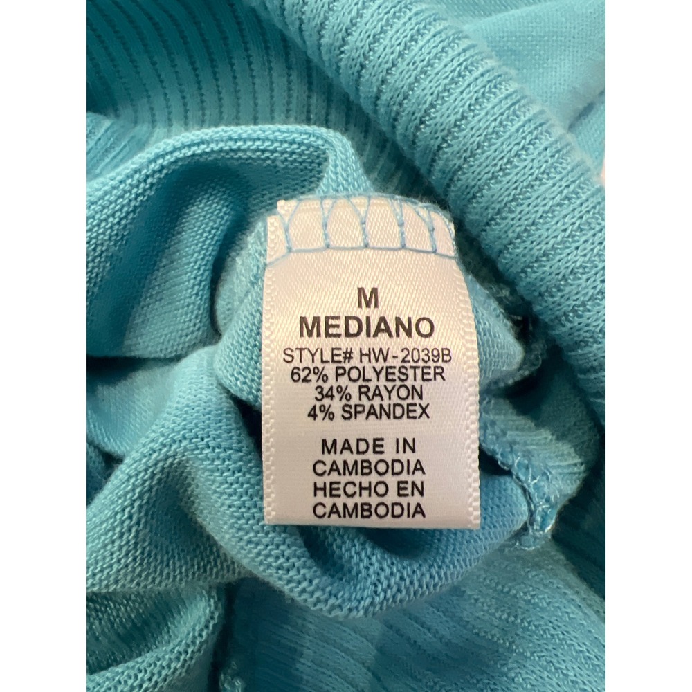Zenana Outfitters M Robin Egg Blue Snap Cardigan Coastal Preppy Lightweight - Picture 5 of 9